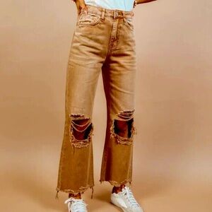 VERVET by Flying Monkey Deep Sepia Colored Jeans